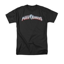 Power Rangers Shirt Saban's Rangers Black T-Shirt