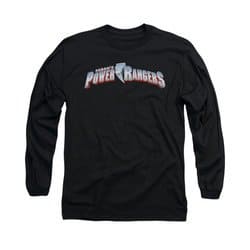 Power Rangers Shirt Saban's Rangers Long Sleeve Black Tee T-Shirt