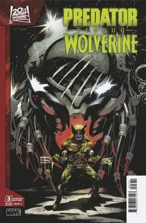 Predator vs Wolverine #3 (Adam Kubert Variant)