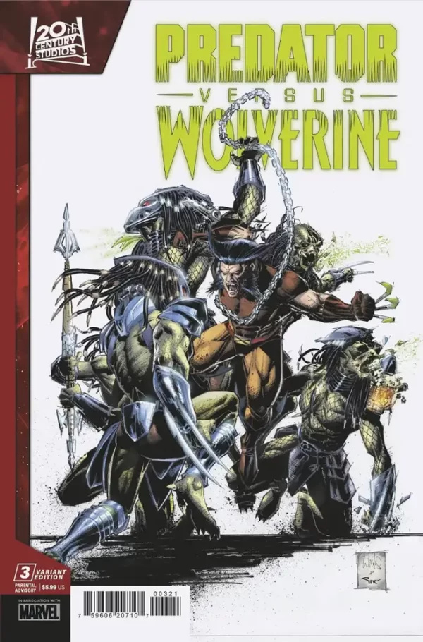 Predator vs Wolverine #3 (Whilce Portacio Variant)