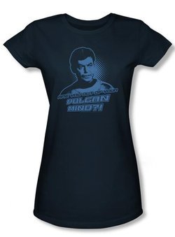 Star Trek Juniors Shirt McCoy Vulcan Mind Navy Tee T-Shirt