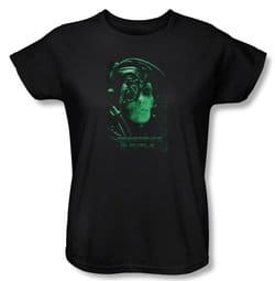 Star Trek Ladies Shirt Resistance Is Futile Black Tee T-Shirt