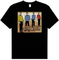 Star Trek T-shirt - TV Show Classic Adult Black
