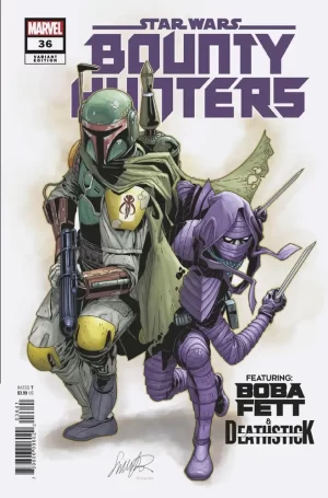 Star Wars Bounty Hunters #36 Larocca Boba Fett Death Stick V