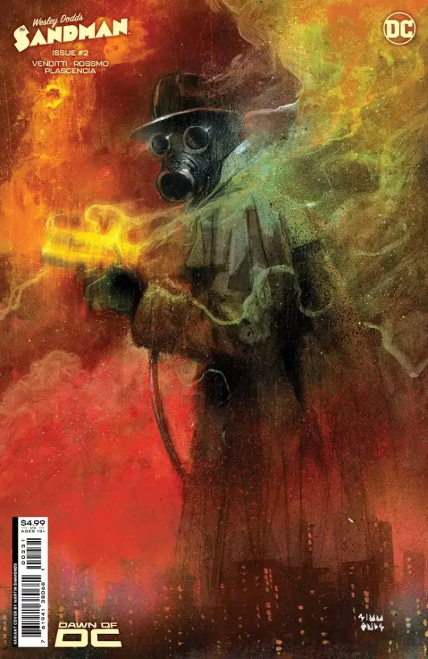 Wesley Dodds the Sandman #2 (of 6) (Cover C - Inc 1:25 Martin Simmonds Card Stock Variant)