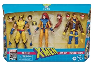 X-MEN LEGENDS WOLVERINE/JEAN/CYCLOPS 6IN AF 3PK