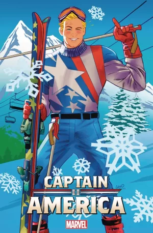 Captain America #4 (Greg Land Ski Chalet Variant)