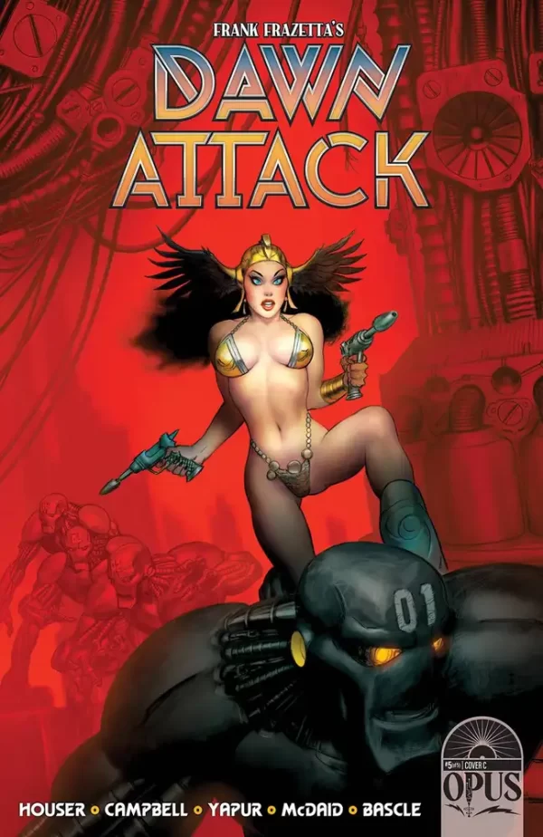 Frank Frazettas Dawn Attack #5 (of 5) (Cover D - 10 Copy Variant)