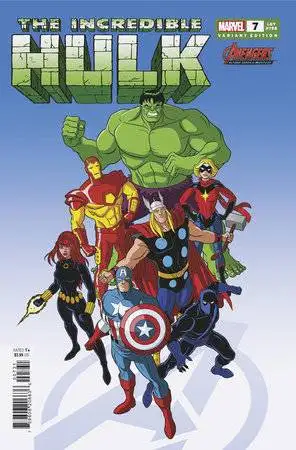 Incredible Hulk #7 (Tim Levins Avengers 60th Variant)