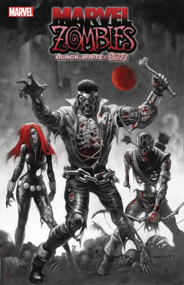 Marvel Zombies Black White Blood #3 (Alex Horley Variant)