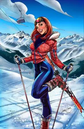 Amazing Spider-Man #40 (Retailer 100 Copy Incentive Variant) Campbell Ski Chalet Vir