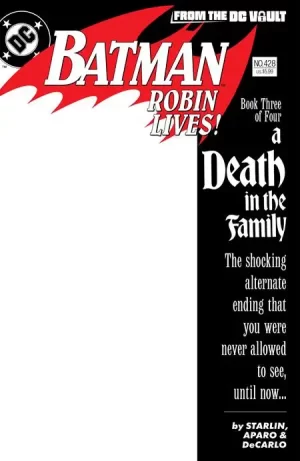 Batman #428 Robin Lives (One Shot) (Cover B - Blank Card Stock Variant)