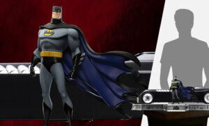 Batman and Batmobile Deluxe DC Comics 1:10 Scale Statue