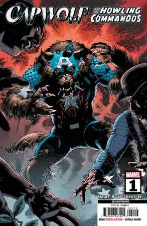 Capwolf Howling Commandos #1 (2nd Ptg Carlos Magno Variant)