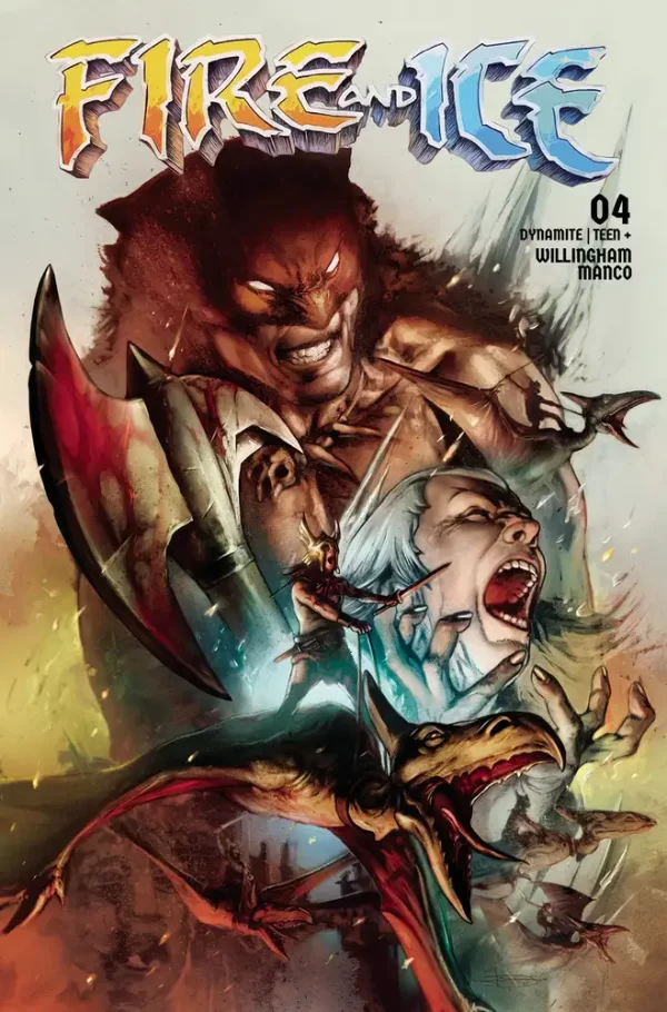 Fire and Ice #4 (Cover B - Manco)