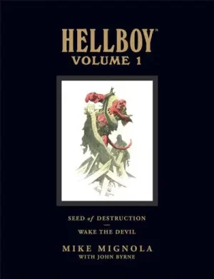 Hellboy Library Edition HC Volume 1: Seed of Destruction and Wake the Devil