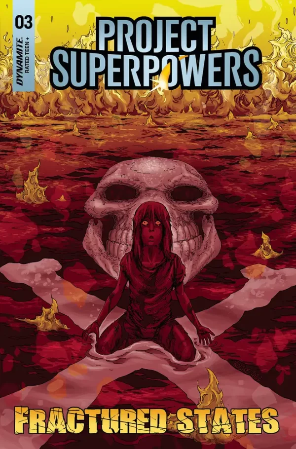 Project Superpowers Fractured States #3 (Cover B - Kolins)