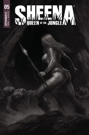 Sheena Queen Jungle #5 (Cover H - 25 Copy Parrillo B&W Variant)