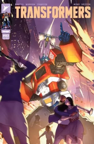 Transformers #3 (Cover B - Clarke)