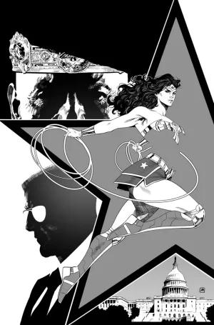 Wonder Woman #5 (Cover E - Inc 1:50 Daniel Sampere B&W Card Stock Variant)