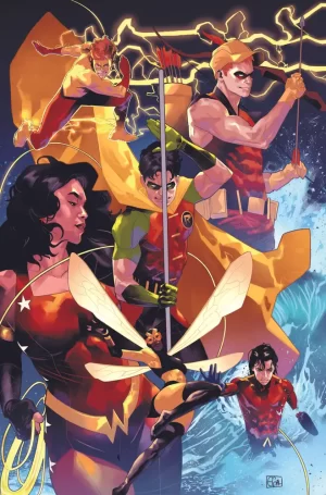 Worlds Finest Teen Titans #6 (of 6) (Cover E - Inc 1:50 Edwin Galmon Card Stock Variant)