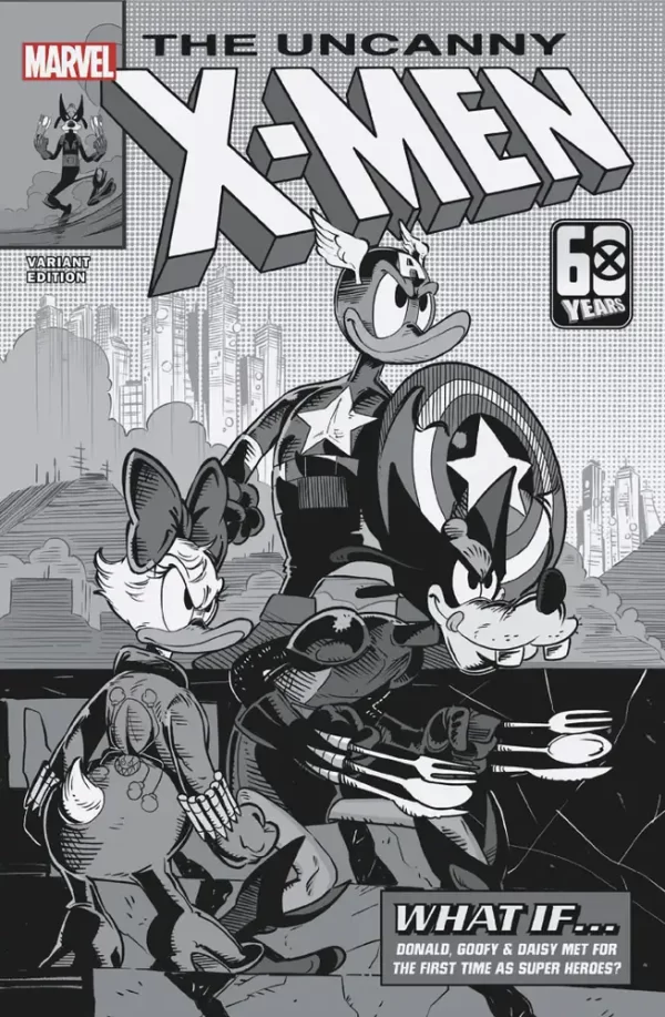 Amazing Spider-Man #59 ((Retailer 100 Copy Incentive Variant) Disney What if B&W Variant)