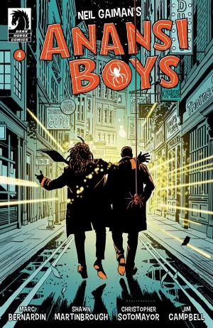 Anansi Boys I #4 (Shawn Martinbrough Variant Cover)