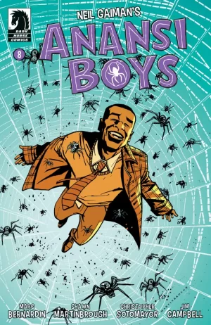 Anansi Boys I #8 (Shawn Martinbrough Variant Cover)