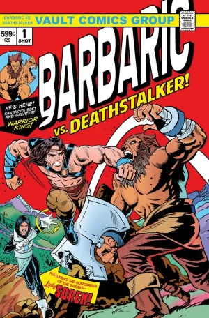 Barbaric vs Deathstalker #1 (Cover F - Sanji Vintage Premium Variant)