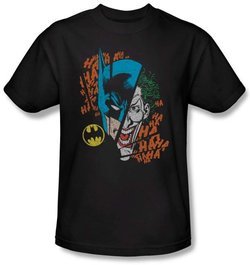 Batman And Robin Kids T-shirt - Broken Visage DC Comics Black Youth