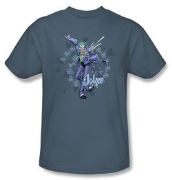 Batman Kids T-Shirt - Acid Spiral Youth Slate Tee