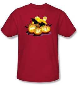 Batman Kids T-Shirt - Bat O Lanterns Youth Red Tee