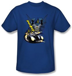 Batman Kids T-Shirt - By Air & By Land Youth Royal Tee