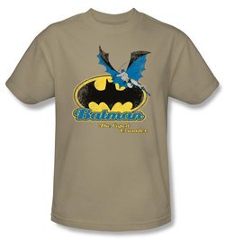 Batman Kids T-Shirt - Caped Crusaders Youth Khaki Tee