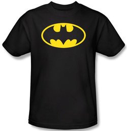 Batman Kids T-Shirt - Classic Logo Youth Black Tee