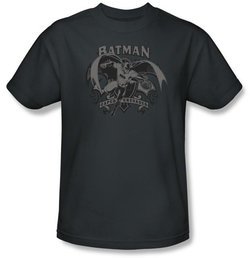 Batman Kids T-Shirt - Crusade Youth Charcoal Tee