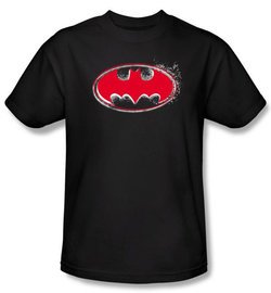 Batman Kids T-Shirt - Hardcore Noir Bat Logo Youth Black Tee