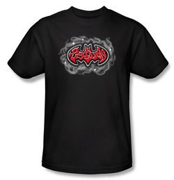 Batman Kids T-Shirt - Hip Hop Logo Youth Black Tee