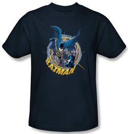 Batman Kids T-Shirt - In The Crosshairs Youth Navy Tee