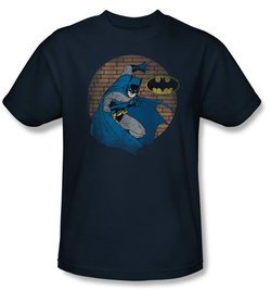 Batman Kids T-Shirt - In The Spotlight Youth Navy Blue Tee