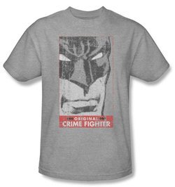 Batman Kids T-Shirt - Original Crime Fighter Youth Heather Gray Tee