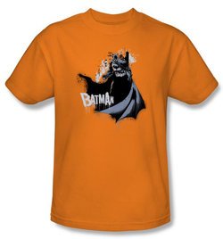 Batman Kids T-Shirt - The Drip Knight Youth Orange Tee