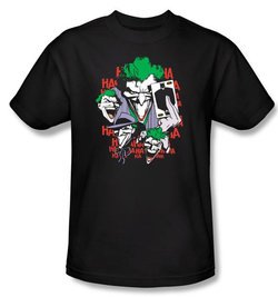 Batman Kids T-Shirt - The Joker Four Of A Kind Youth Black Tee