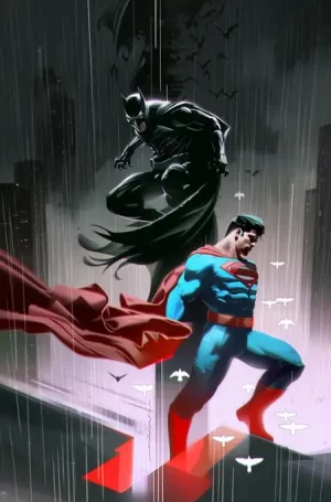 Batman Superman Worlds Finest #27 (Cover B - Jeff Dekal Card Stock Variant)