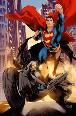 Batman Superman Worlds Finest #31 (Cover C - Edwin Galmon Card Stock Variant)