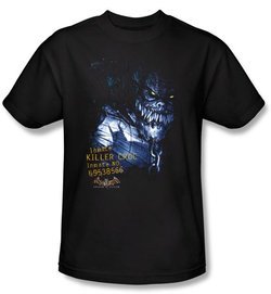 Batman T-Shirt - Arkham Killer Croc Adult Black