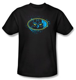 Batman T-Shirt - Eyes In The Darkness Adult Black Tee