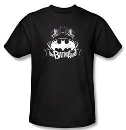 Batman T-Shirt - Grim and Gritty Adult Black Tee