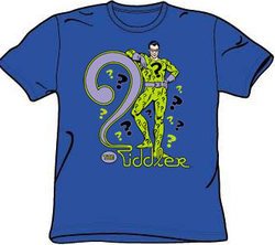 Batman T-shirt - The Riddler DC Comics Adult Royal Blue Tee