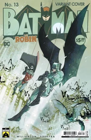 Batman and Robin #13 (Cover D - Chris Samnee Batman 85th Anniversary Card Stock Variant)